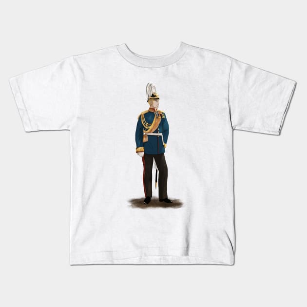 Historic Hetalia Germany Kids T-Shirt by Silentrebel